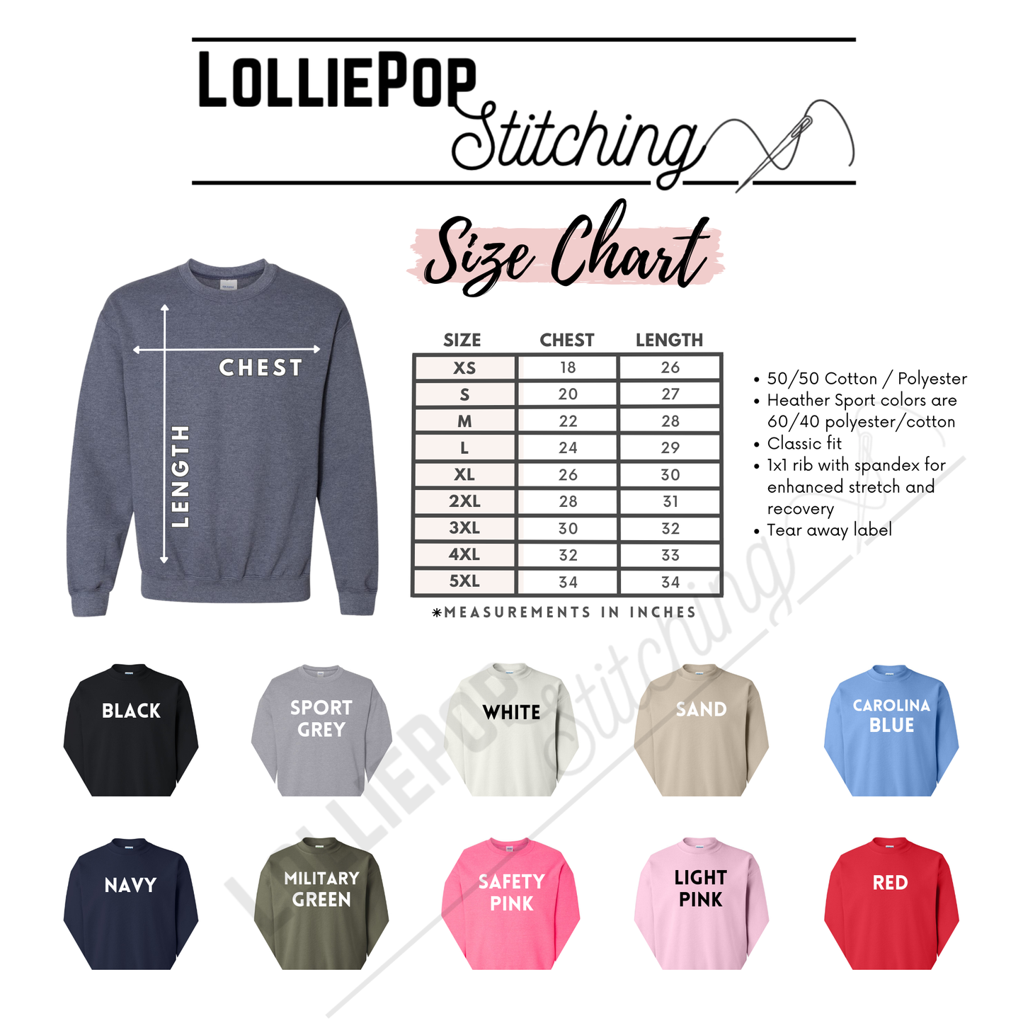 Halloween Crewneck Sweatshirt - Witchy Vibes