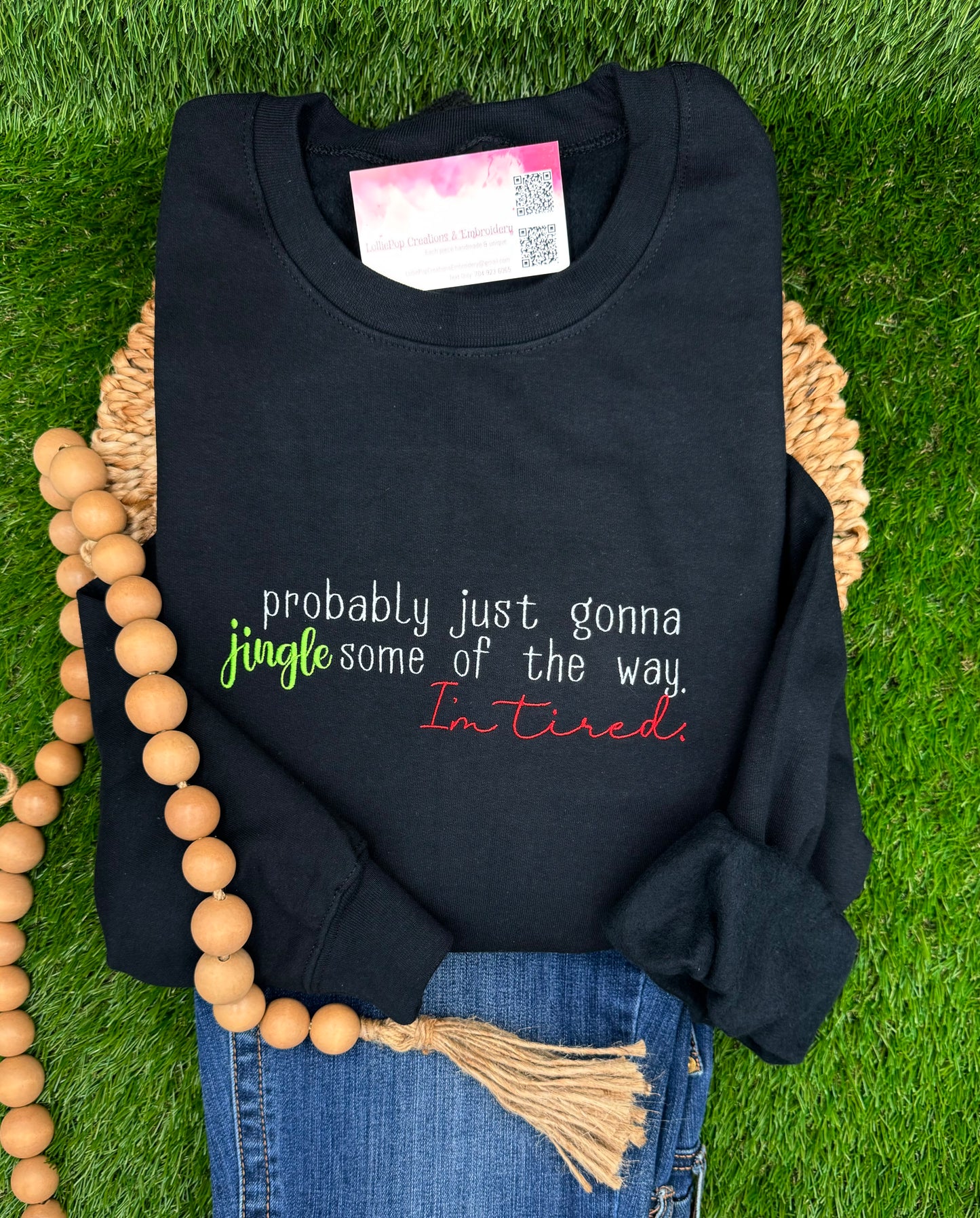 Christmas Crewneck - Jingle some of the way