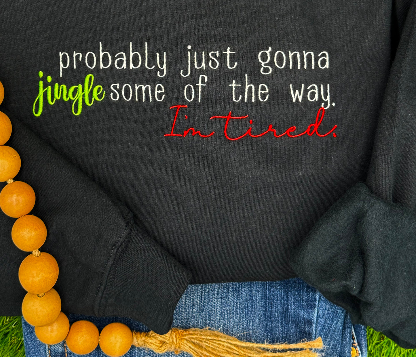 Christmas Crewneck - Jingle some of the way