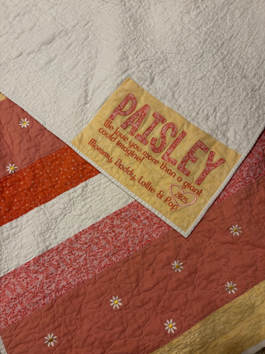 Handmade by Lollie: Special Request - Boho Quilt