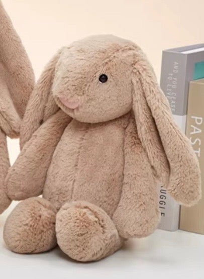 Embroidered Plushy Bunny - Floppy Eared Plush Bunny + Name