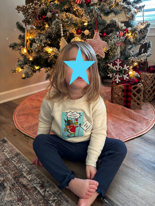 Custom Order - Christmas Crewneck Sweatshirt Applique