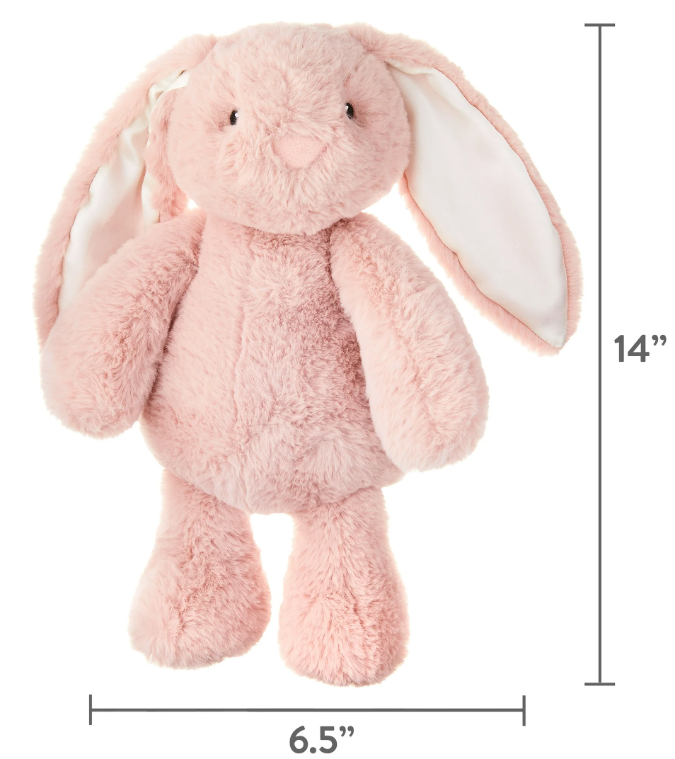 Embroidered Plushy Bunny - Floppy Eared Plush Bunny + Name