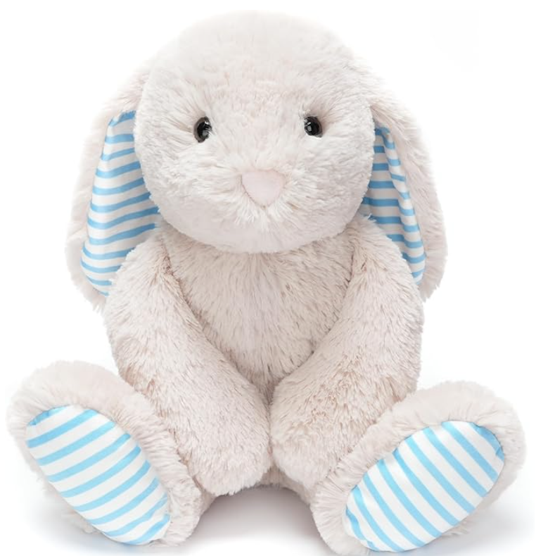 Embroidered Plushy Bunny - Floppy Eared Plush Bunny + Name
