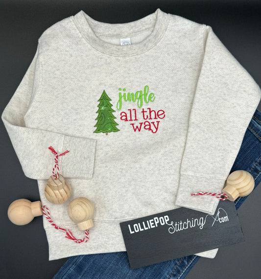 Christmas Crewneck Sweatshirt - Jingle all the way