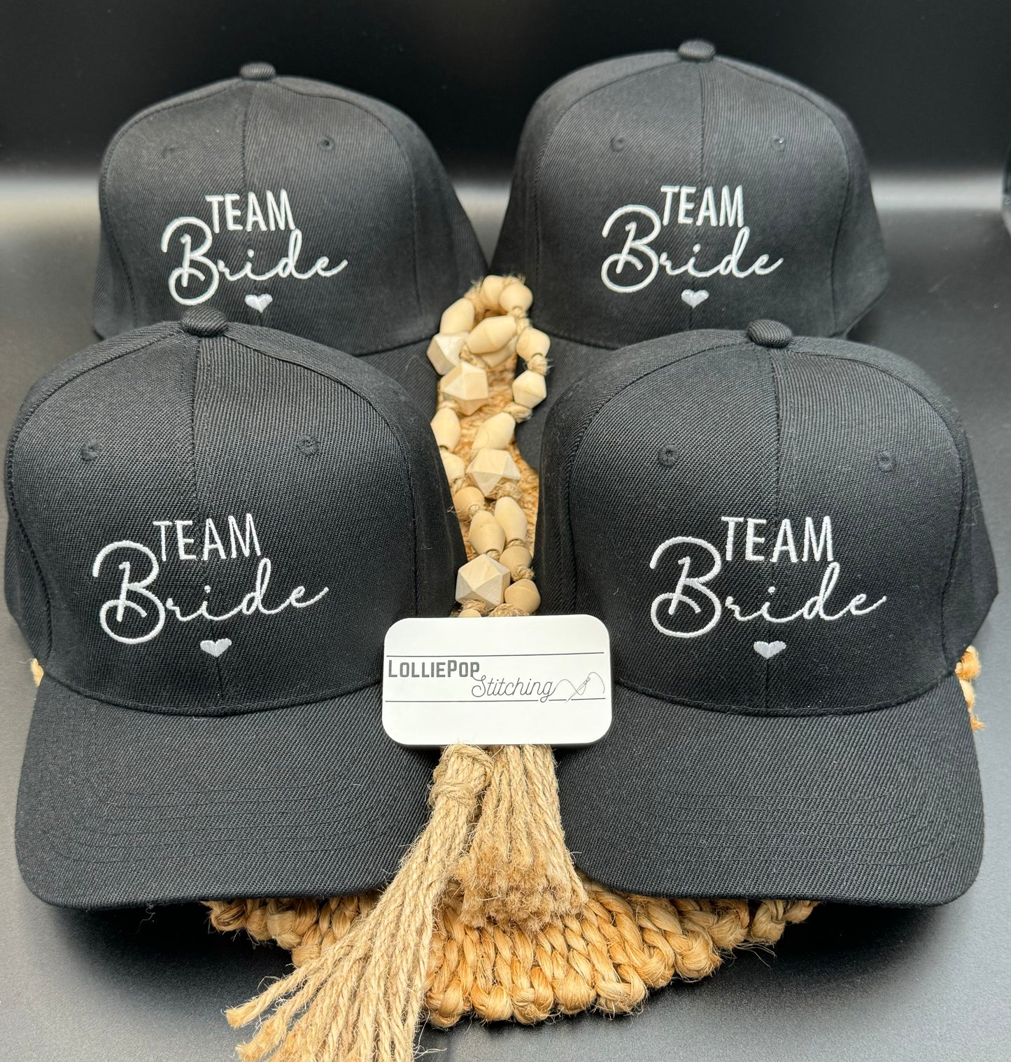 Bridal Party - Bride & Team Bride Design - Hat / Ball Cap