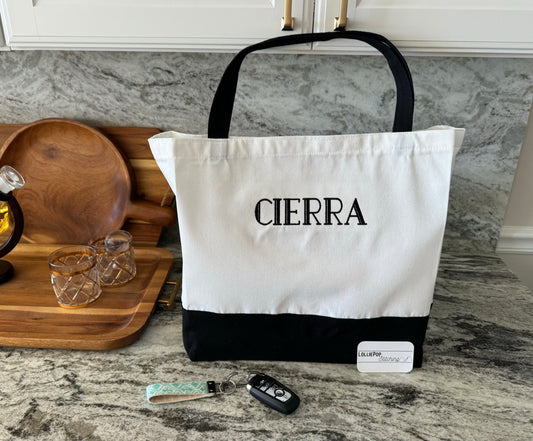 Canvas Tote Bag - Bridal / Bachelorette / Beach / Gift Bag