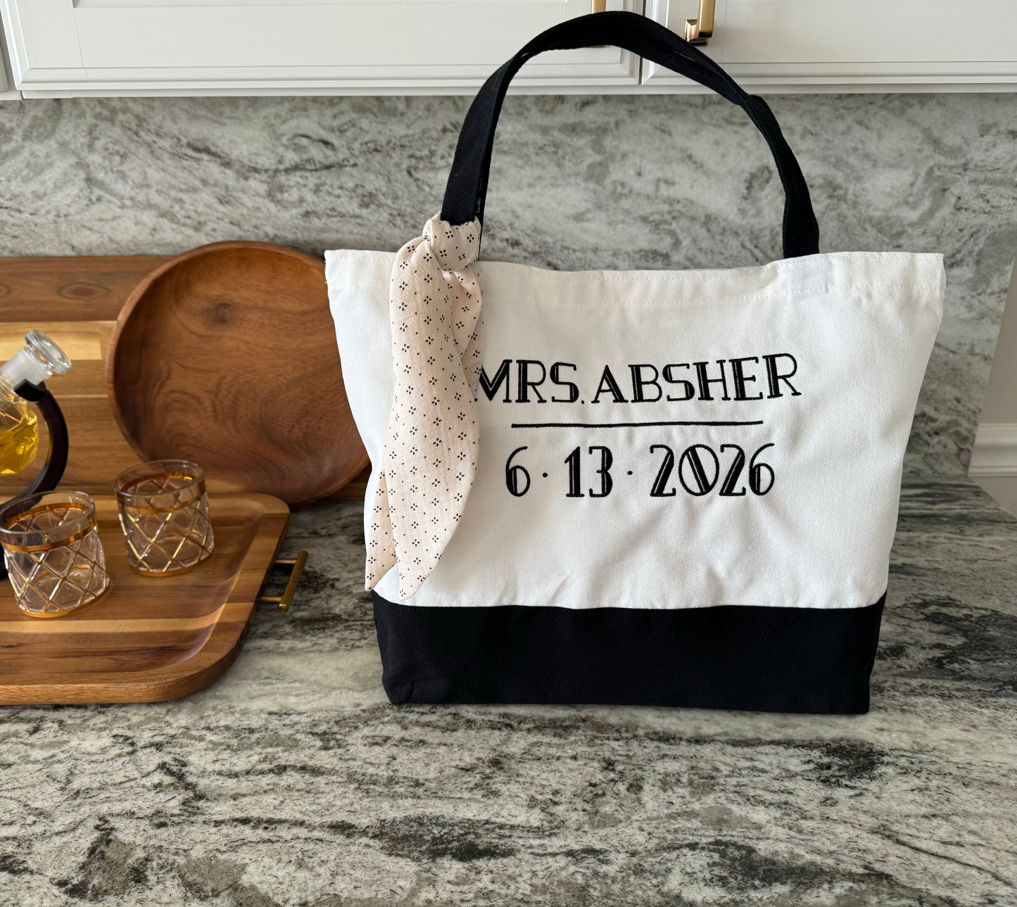 Canvas Tote Bag - Bridal / Bachelorette / Beach / Gift Bag